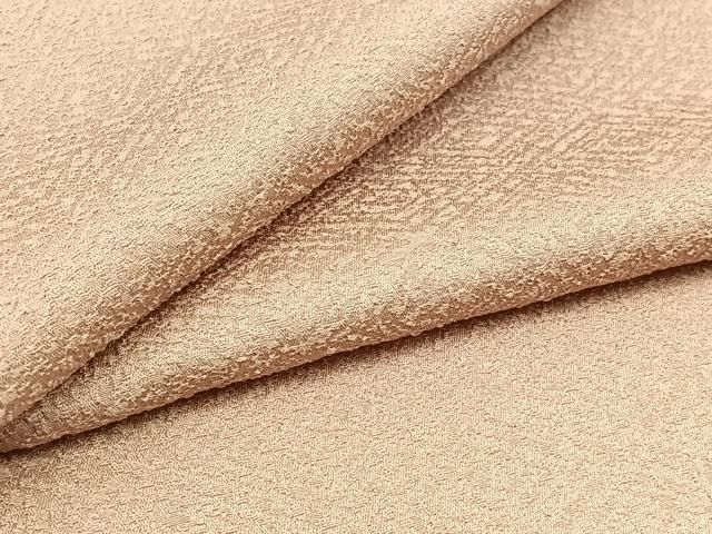 平和屋着物▽東京友禅 熊谷好博子監修 色無地 単衣 薄柿色 三越扱い さんび謹製 洗える着物 AABC1717jh