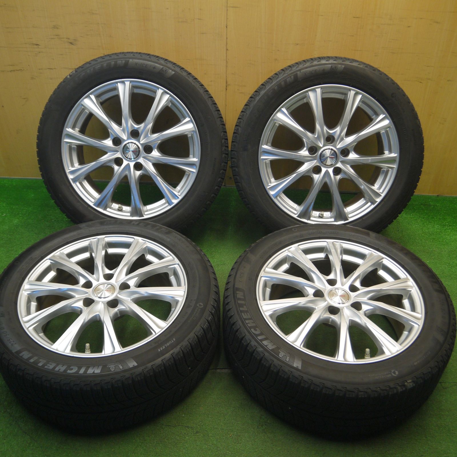 [送料無料] キレイスタッドレス 225/50R17 ミシュラン X-ICE3+ JOKER ジョーカー 17インチ PCD114.3/5H5022609Hス