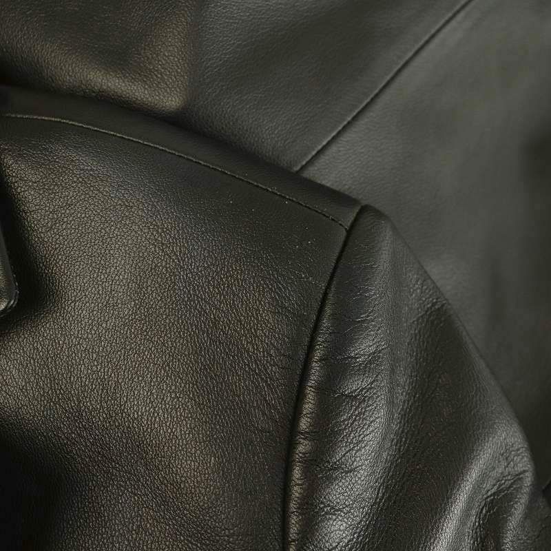 アナイ ANAYI ラムレザーシングルテーラードジャケット 2B 総