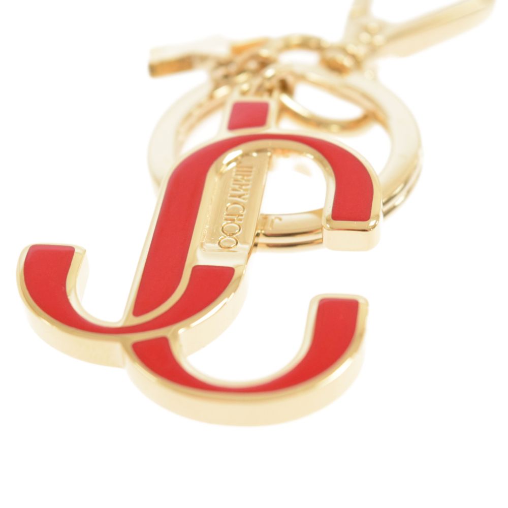 ジミーチュウ　チャーム　キーホルダー　JCロゴ JIMMY CHOO (ジミーチュウ) JC KEYRING ロゴキーリング