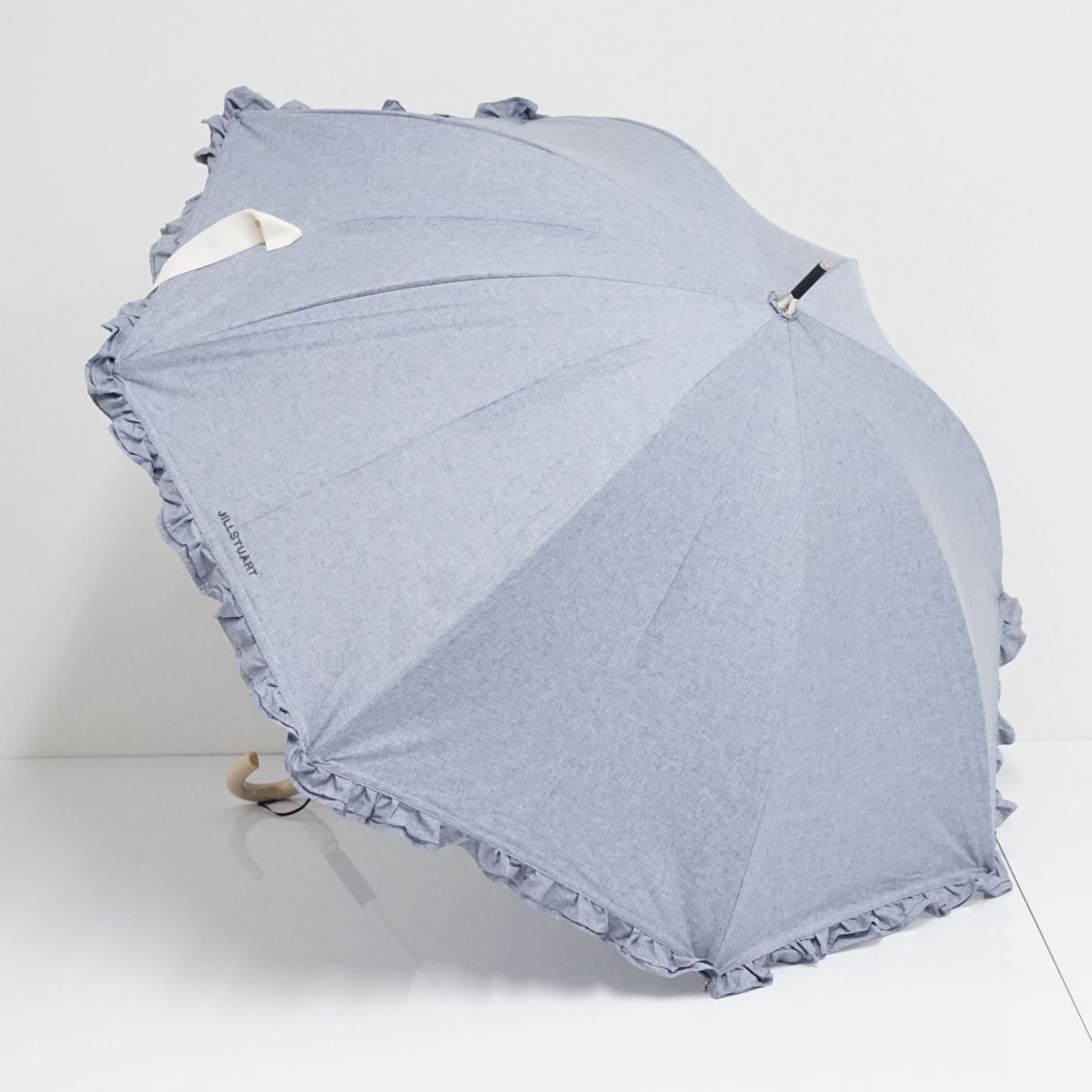 レディースジルスチュアート 傘 日傘 折りたたみ傘 水色 ライトブルー 