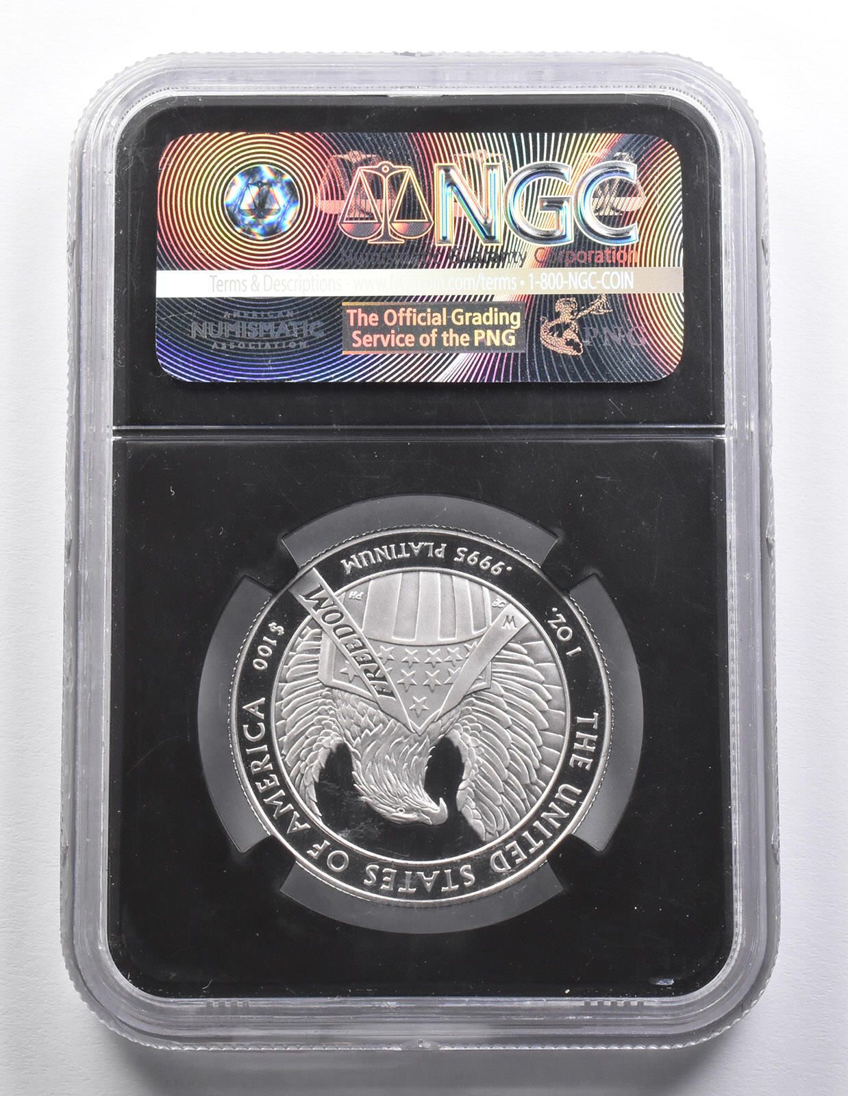 PF70 UCAM 2007W 100ドル アメリカン プラチナ イーグル 1オンス