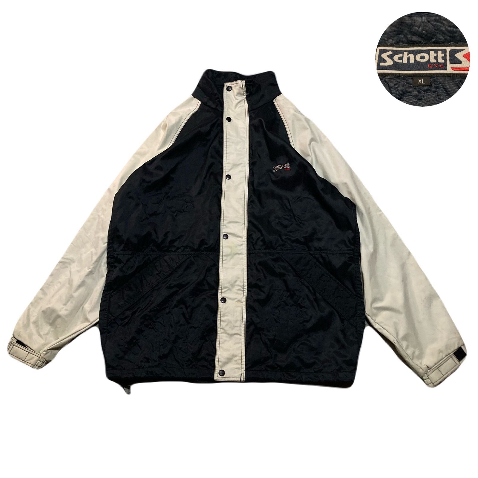 Schott ショット NylonJacket ナイロンジャケット パーカー フード収納 
