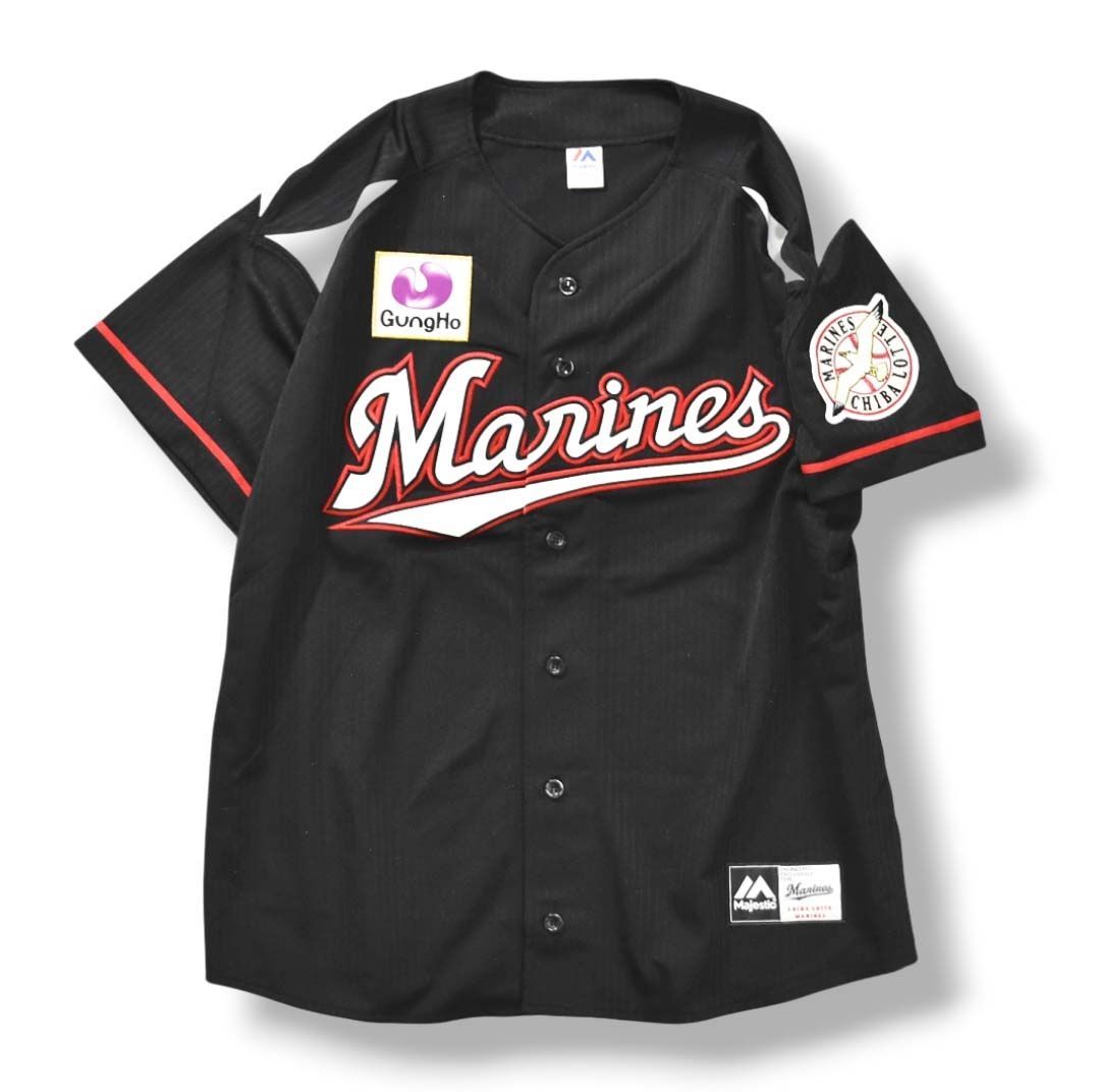 MARINES 千葉ロッテ　majestic XL MARINES 千葉ロッテ majestic XL