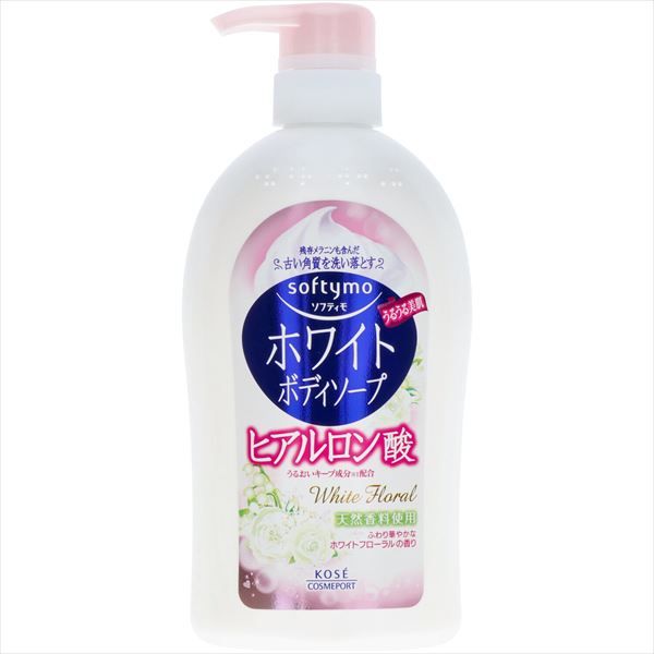 まとめ買い-12点セット ソフティモホワイトボディヒアルロン酸６００ＭＬ コーセーコスメポート ボディソープ
