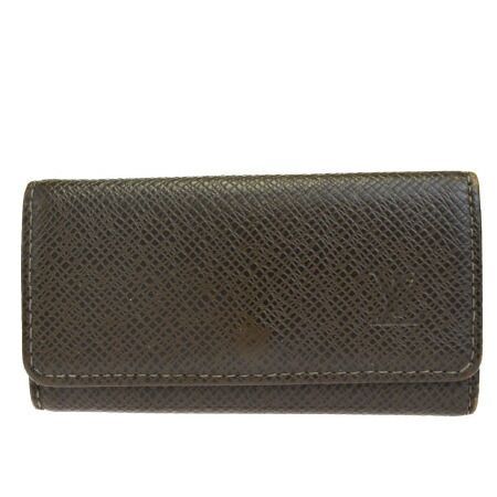 【中古】 ルイヴィトン LOUIS VUITTON ミュルティクレ 4連キーケース タイガ グリズリ レザー M30528 07EK288