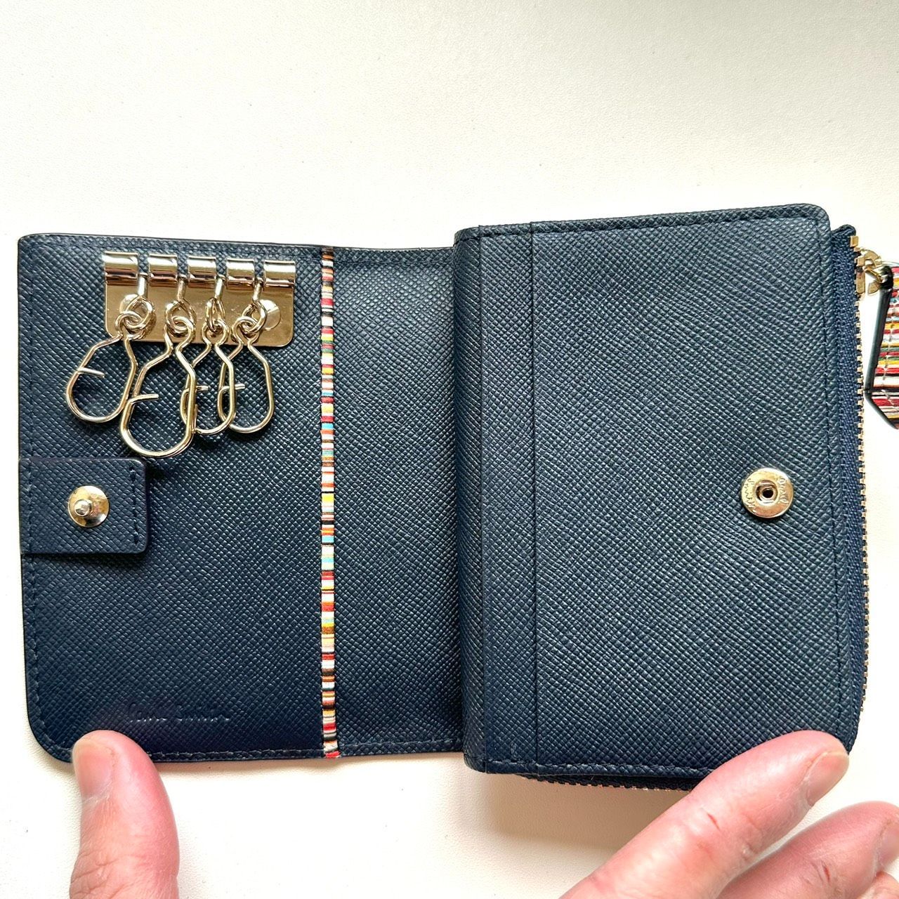  ポールスミス Paul Smith コインケース キーケース ネイビー コインケース 小銭入れ 小物