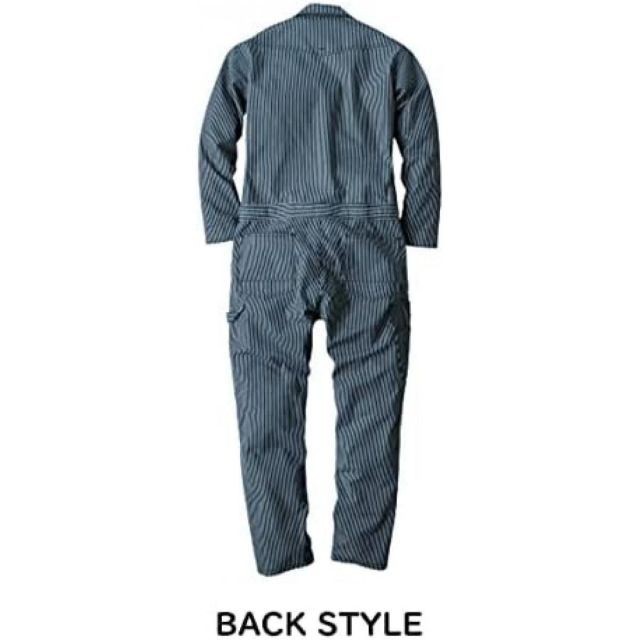 Dickies ディッキーズ ストレッチヒッコリーツナギ ネイビー 3Lサイズ D-716 ワークウェア 作業着 作業服 つなぎ オーバーオール