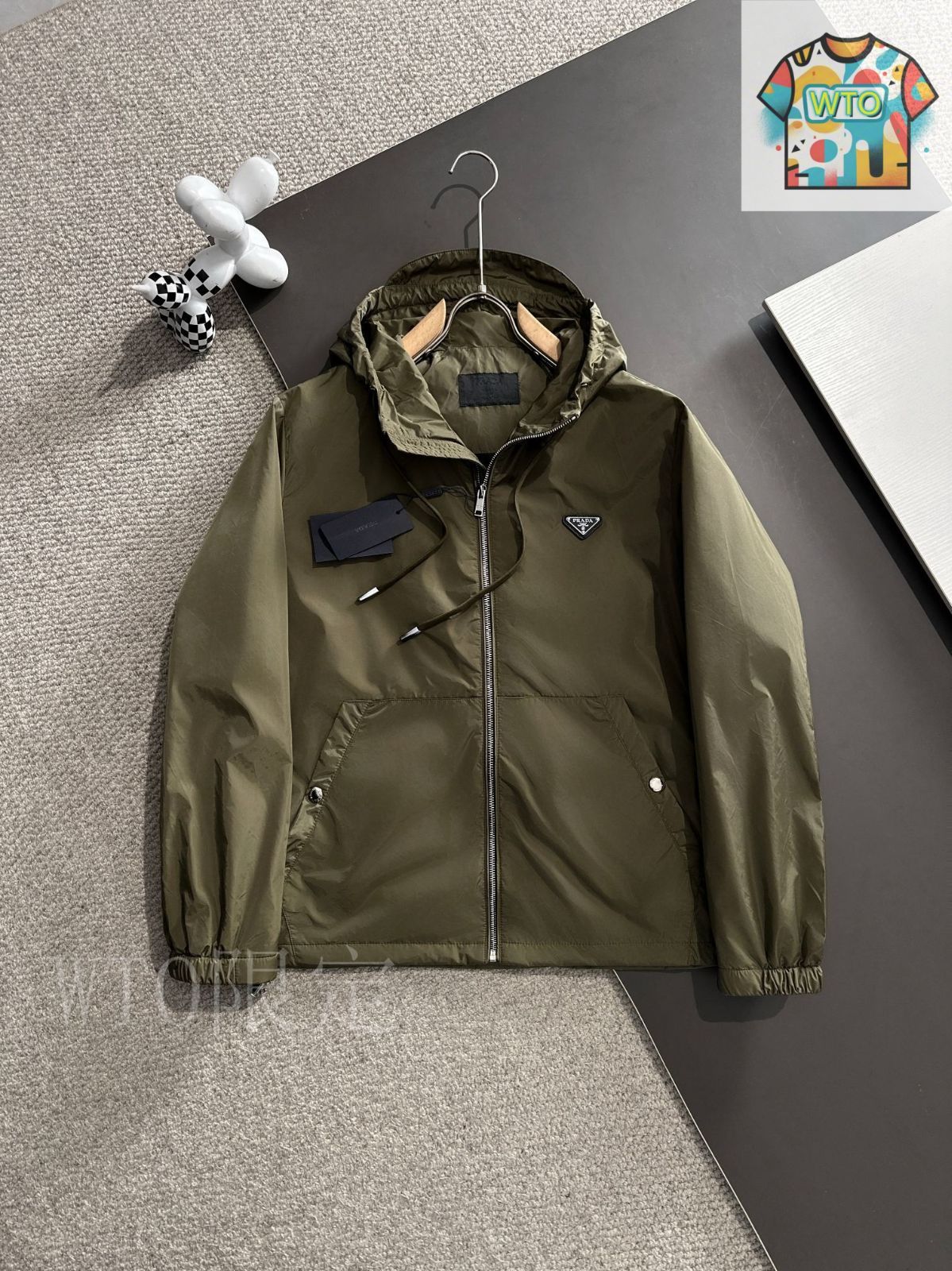 今日特価】Prada 2025SS Hooded Jacket プラダ 2025 春夏フード