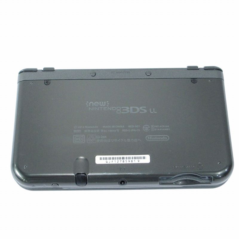任天堂 Nintendo New ニンテンドー3DS LL RED-001 メタリックブラック 