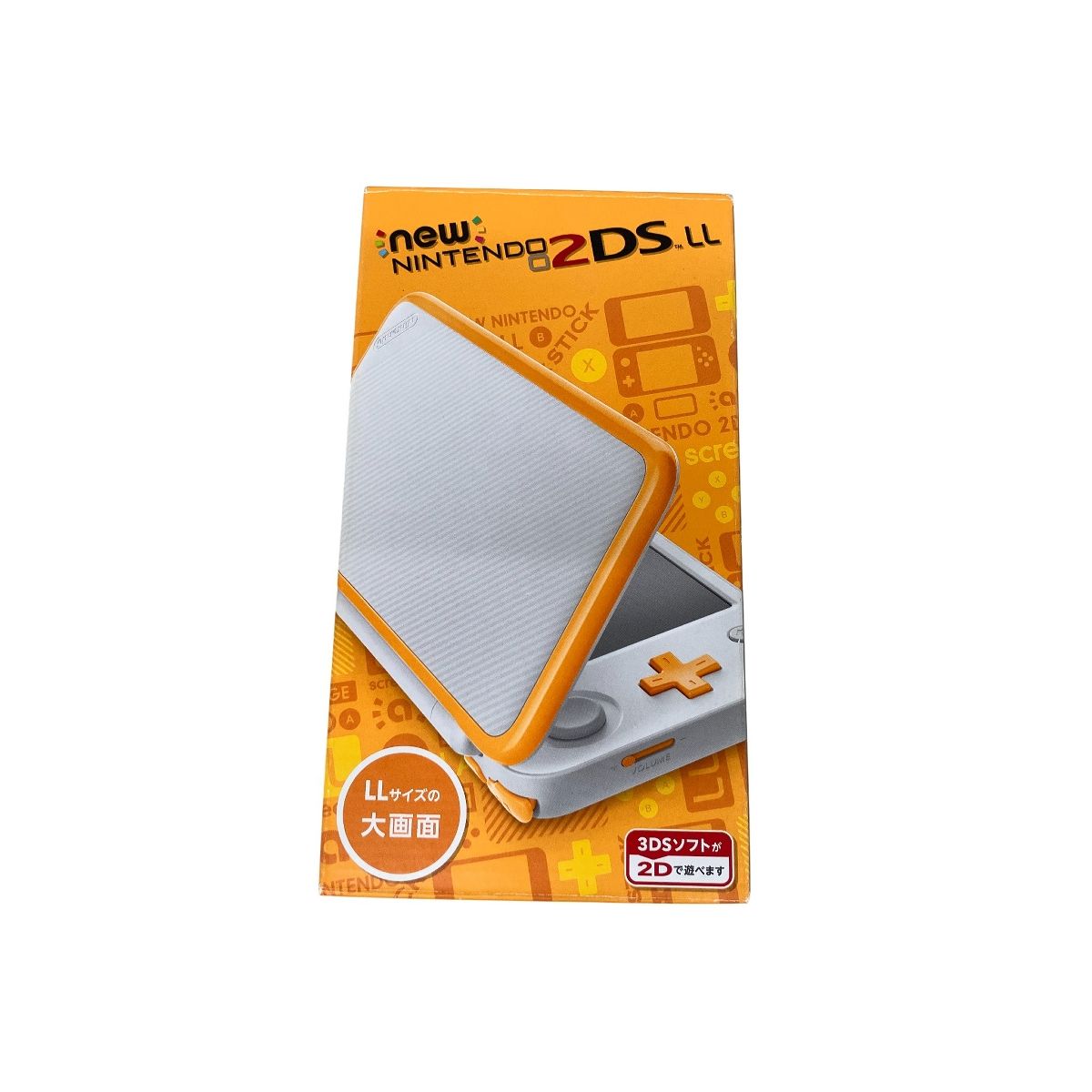 任天堂 New ニンテンドー 2DS LL ホワイト オレンジ ゲーム機器 家電 開封品 K10461644 UP786_INFO