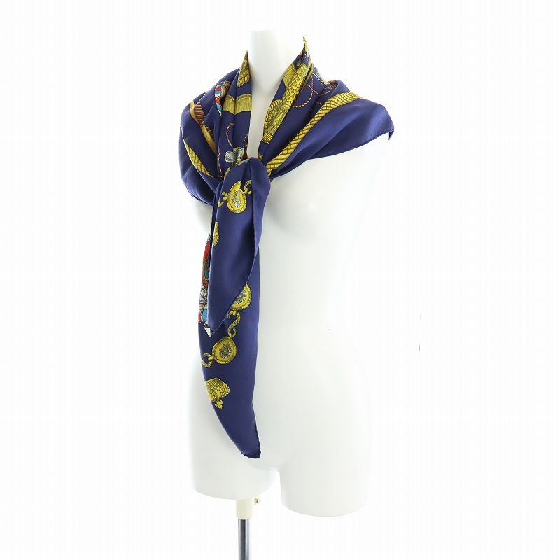 ◆良品◎hermès エルメス 90カレ 大判スカーフ LES TAMBOURS 楽天市場】エルメス HERMES スカーフ カレ 90 カレ90 LES