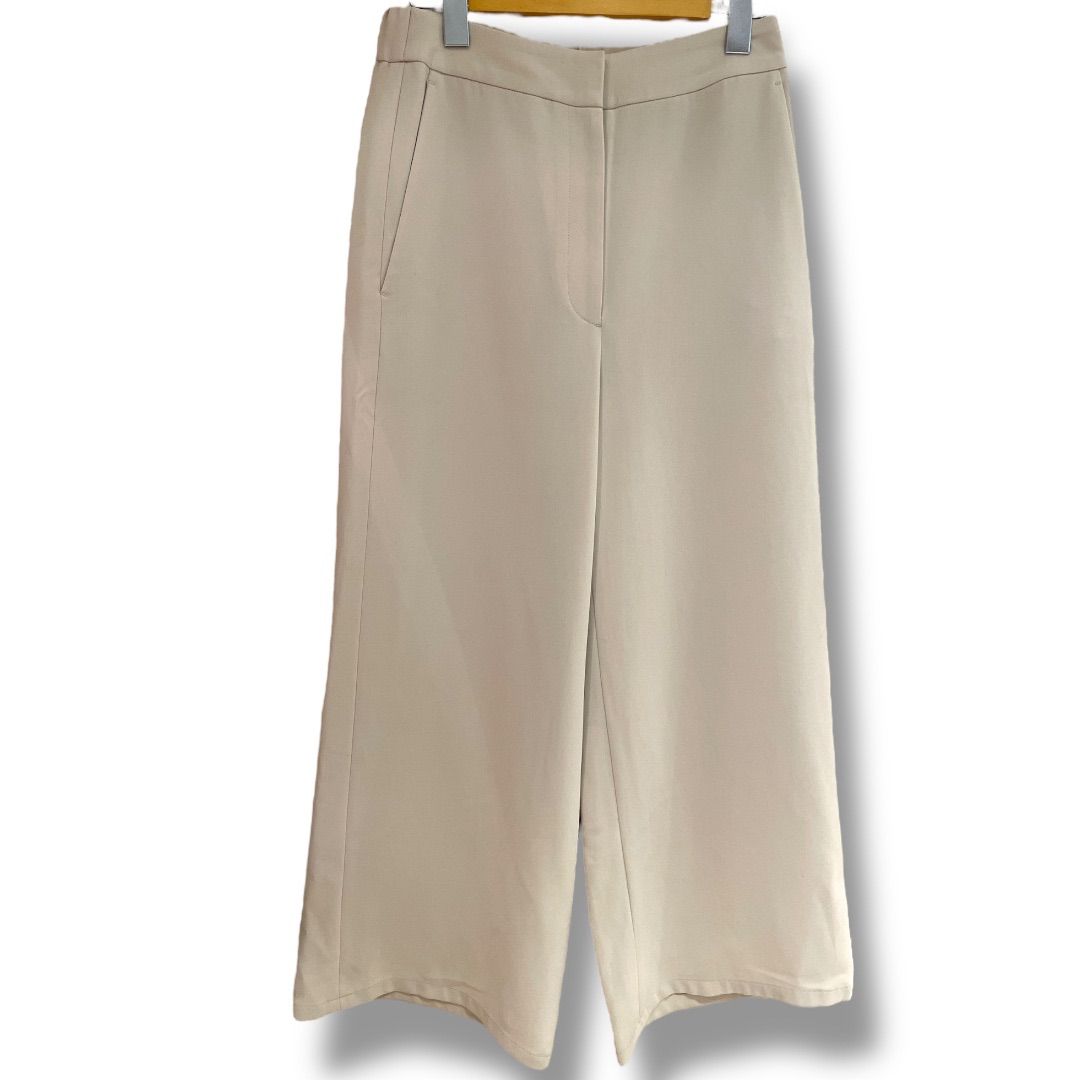 Theory luxe セオリーリュクス ストレートパンツ ミニマル オフィスカジュアル 仕事着 コンサバティブ シンプル ベージュ 36サイズ Sサイズ レディース オールシーズン ゴーゴー古着セントラルパーク名古屋店 No.1367