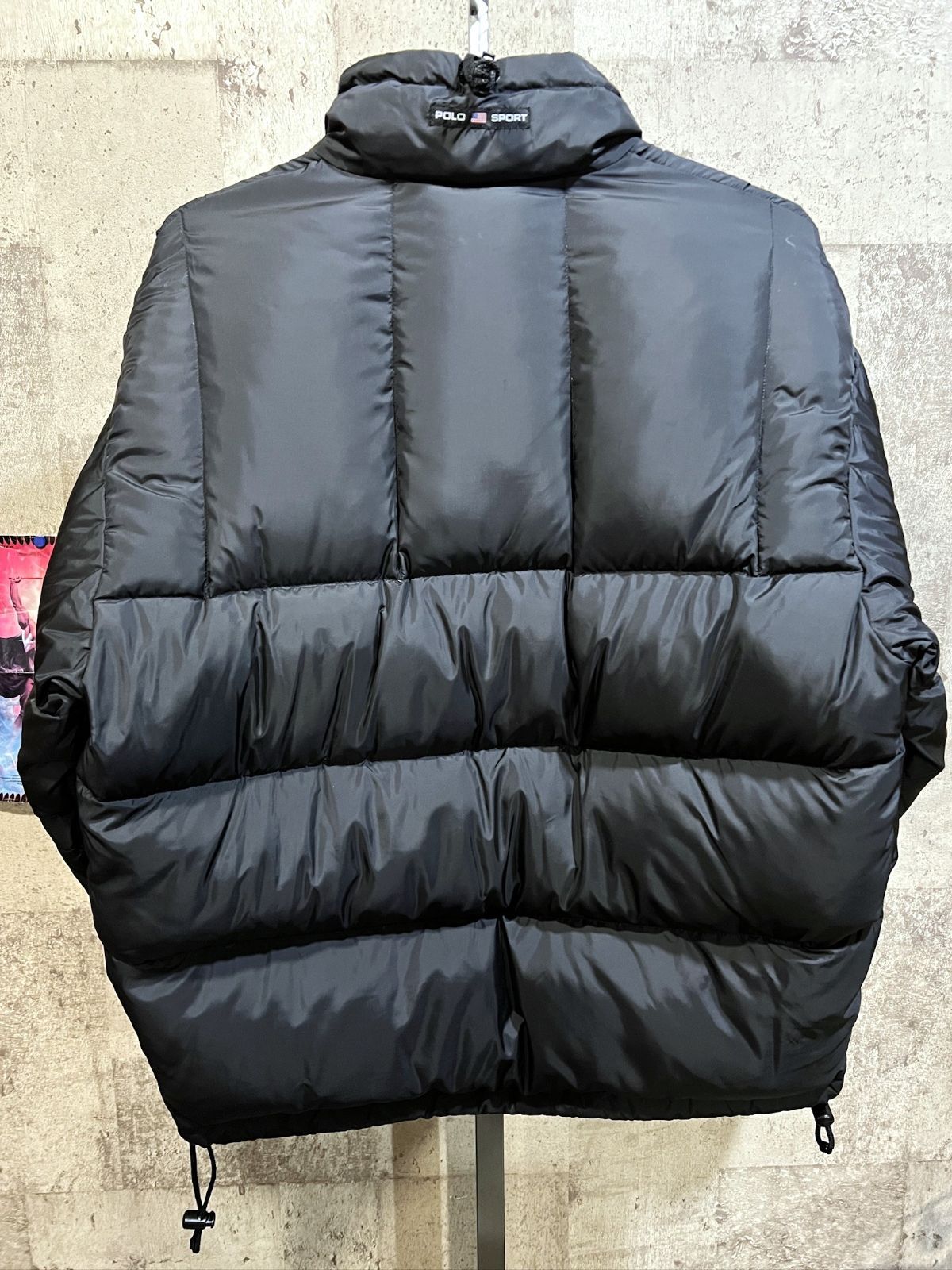 90'S ポロスポーツ ダウンジャケット 黒 L メンズ POLO SPORT