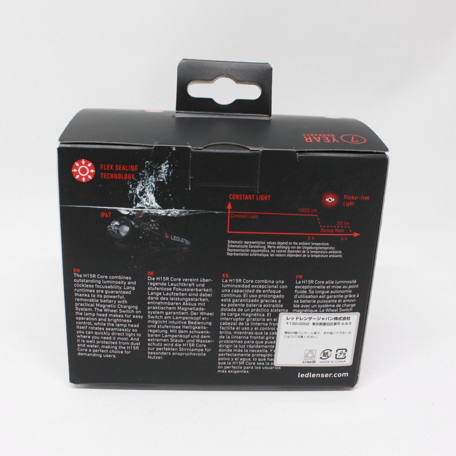 ☆1188 LEDLENSER レッドレンザー 充電式ヘッドライト H15RCORE ☆1188 LEDLENSER レッドレンザー 充電式ヘッドライト H15RCORE