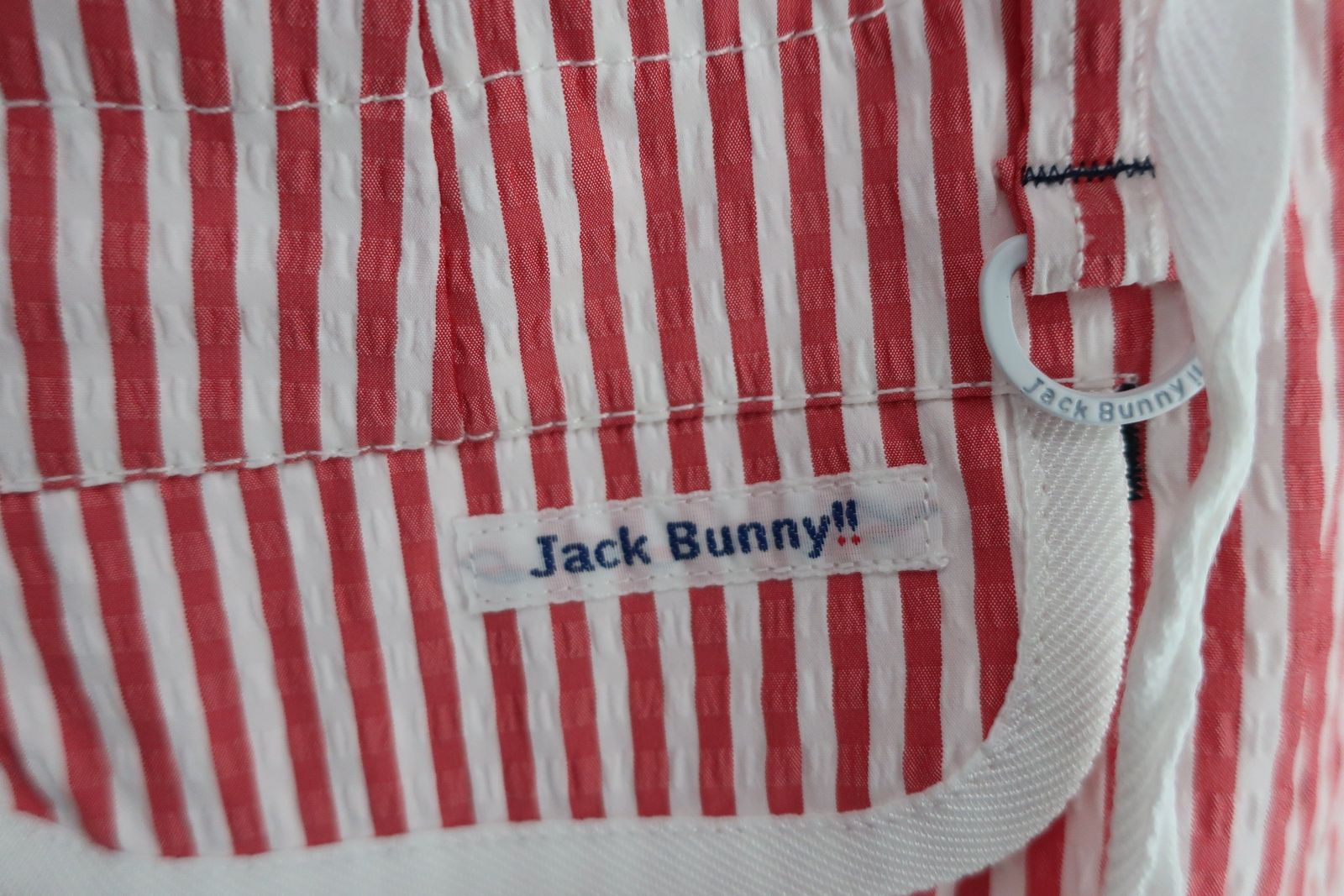 美品】Jack Bunny(ジャックバニー) スカート 赤白ストライプ