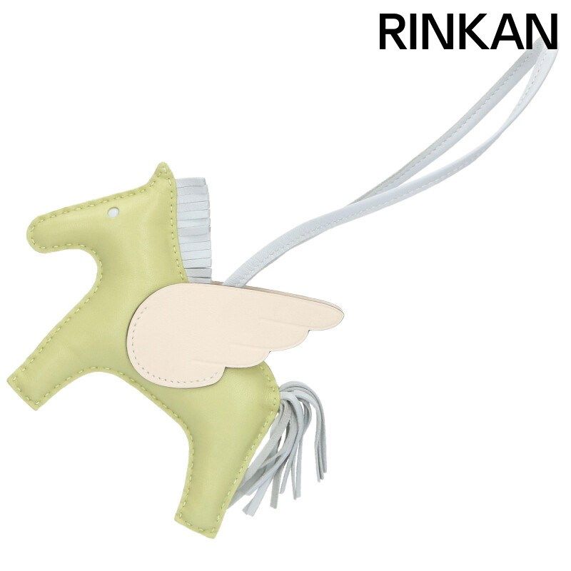 エルメス ロデオGM ペガサス Z刻印 レザーバッグチャーム メンズ GM  