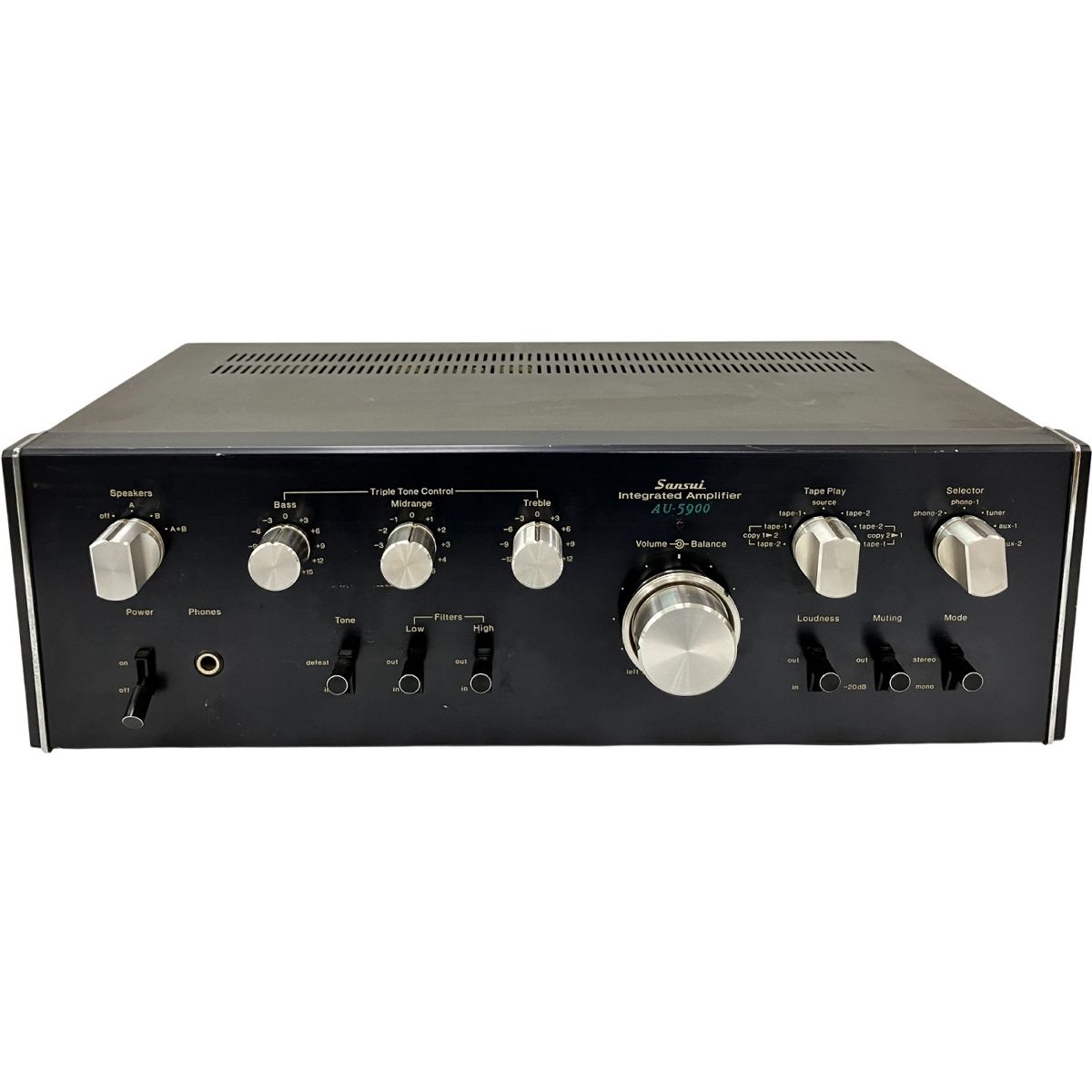 SANSUI AU-5900 サンスイ プリメインアンプ 音響 ジャンク H10541730