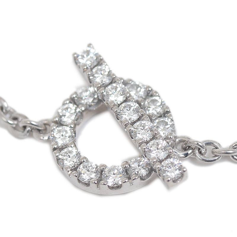 エルメス フィネス ブレスレット K18WG/ダイヤ H219410B - メルカリ 