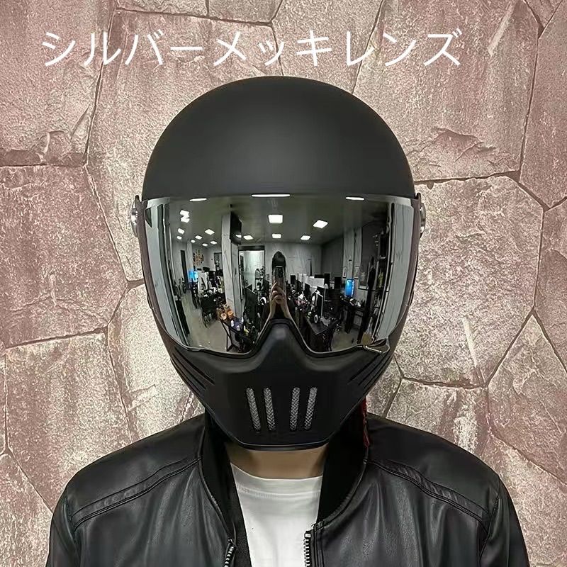 トレロヘルメットフルフェイスヘルメットトレロ ハーレーヘルメットバイクヘルメットクリアレンズ無料ギフト ミラーレンズ 四種類から選択可能  Ｍ－XXLサイズ選択可能 マットブラック艶消しブラック、ツヤ黒パールホワイトアイボリー艶ありブラック - メルカリ