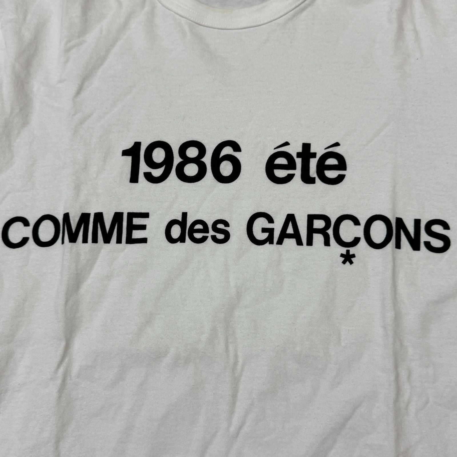 CDG コムデギャルソン シーディージー 1986 Tシャツ ホワイト M CDG コムデギャルソン シーディージー 1986 Tシャツ ホワイト M