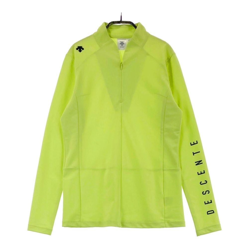 サイズ：M DESCENTE GOLF デサントゴルフ ハーフジップ 長袖Tシャツ