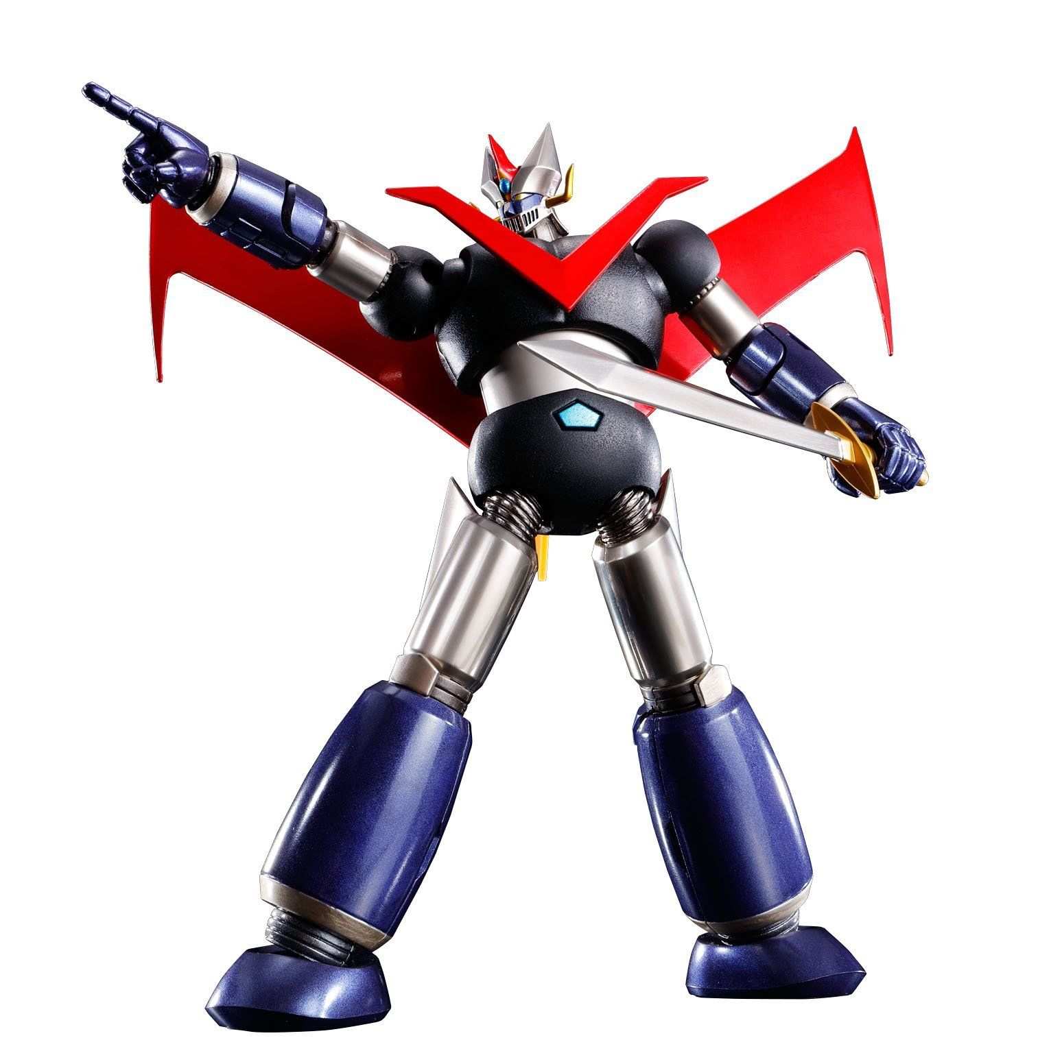 スーパーロボット超合金 グレートマジンガー~鉄(くろがね)仕上げ~ 約140mm ABSu0026PVCu0026ダイキャスト製 塗装済み可動フィギュア 