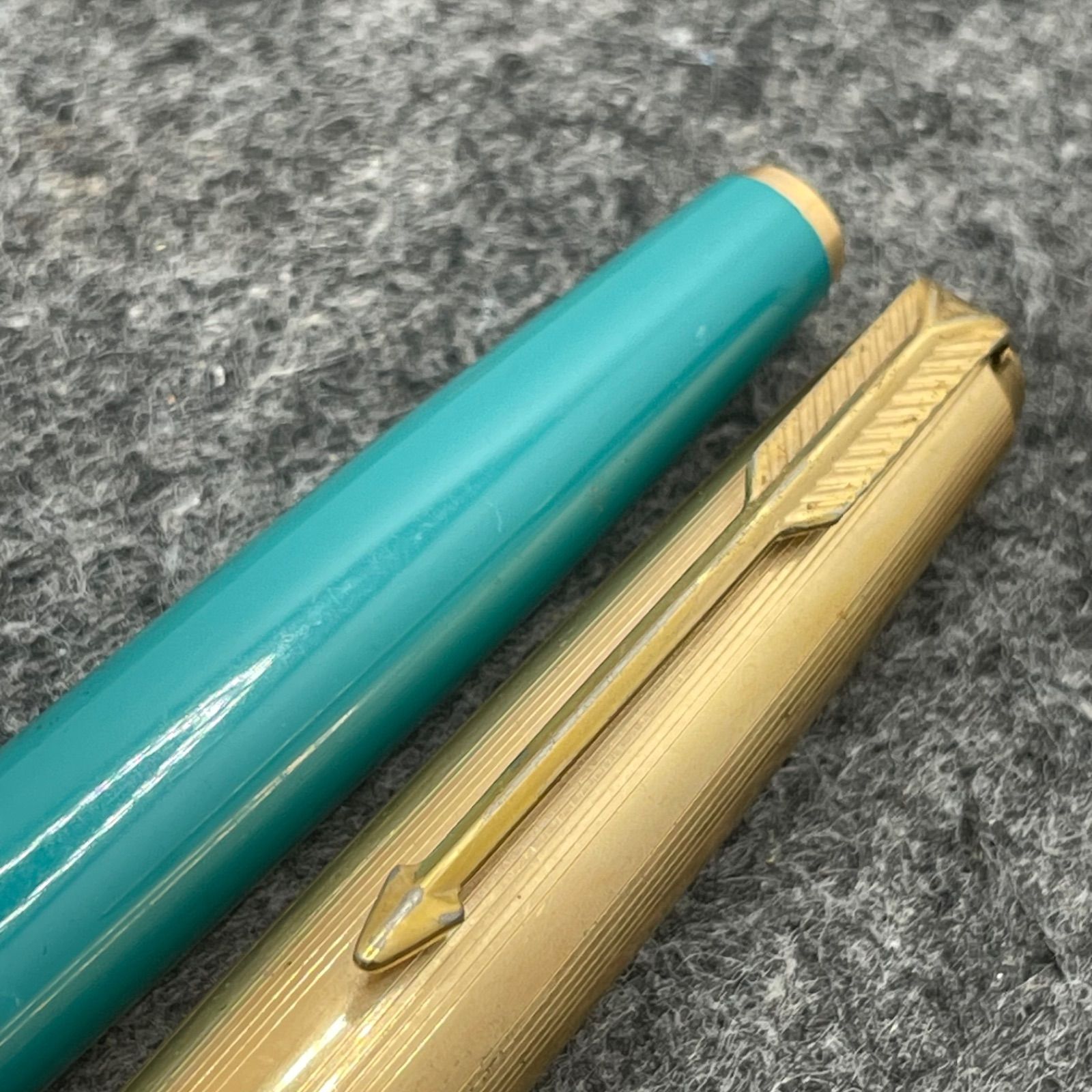 PE1269□PARKER パーカー万年筆 61 ゴールドキャップ 12K 金張り