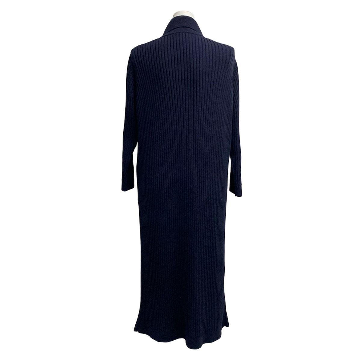 CHANEL - CHANEL(シャネル) カーディガン サイズ34 S レディース - P63309 ネイビー 長袖/コーディガン/リブニット/ツイストココボタン/マキシ丈/2020年 コットン、コットン CHANEL - CHANEL(シャネル) カーディガン サイズ34 S レディース