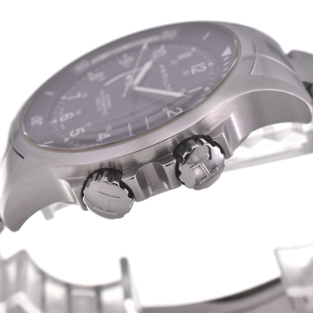 ハミルトン HAMILTON H776151 カーキ ネイビー GMT デイト 自動