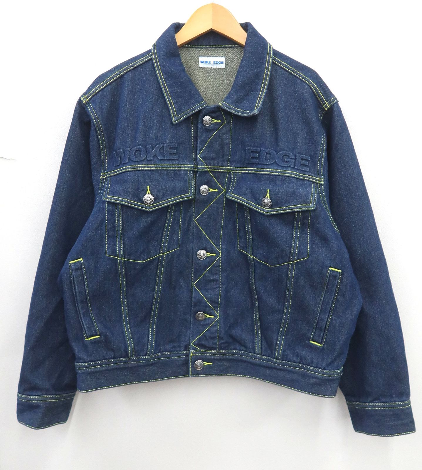 WOKE EDGE ウォークエッジ CANDY WEAVE DENIM JACKET M