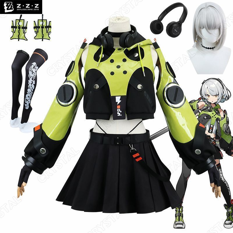 ゼンレスゾーンゼロ Zenless Zone Zero アンビー デマラ コスプレ衣装 ウイッグ付き ゼンレスゾーンゼロ ヒロイン Anby コスプレ衣装 コスチューム ハロウィン クリスマス 制服 大人 子供 cosplay イベント