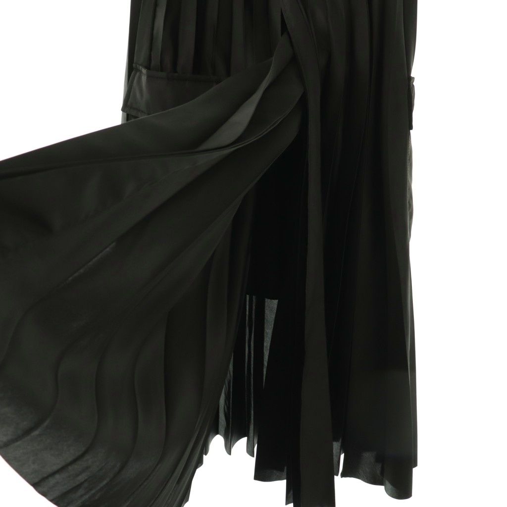 美品 sacaiサカイ スカート 24ss サイズ2 sacai(サカイ) 24SS Fabric Combo Skirt ファブリックコンボ