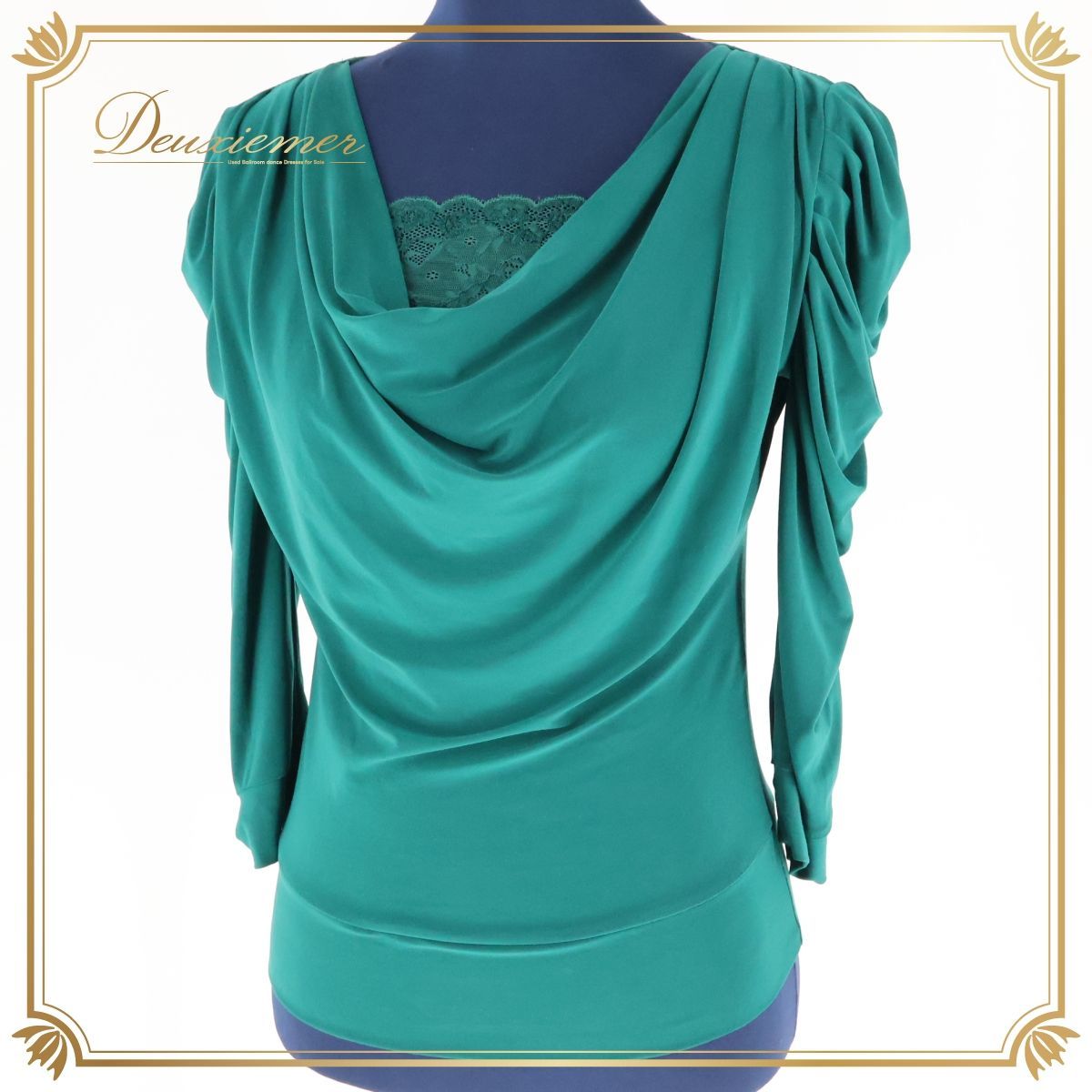 社交ダンス 衣装 トップス ブラウス クリエイトサン レッスン 練習着