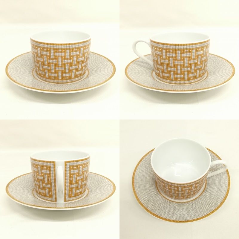 エルメス HERMES モザイク Mosaique au 節約 24 ティーカップ