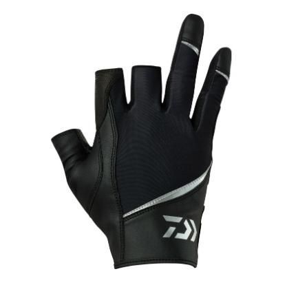 ダイワ DG-7625 CORDURA? ジギンググローブ 3本カット ブラック L