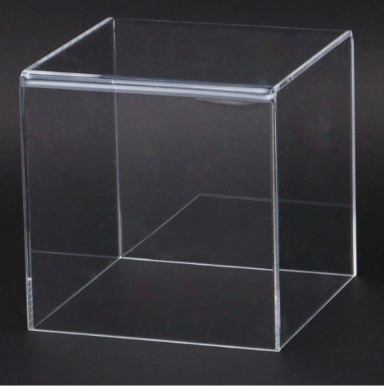 アクリルケース 150mm 正方形 5面体 フィギュアケース テラリウム