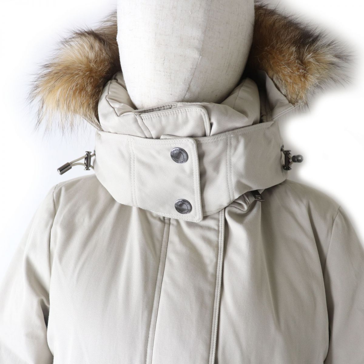 BURBERRY LONDON フォックスファー フード ダウンジャケット 40