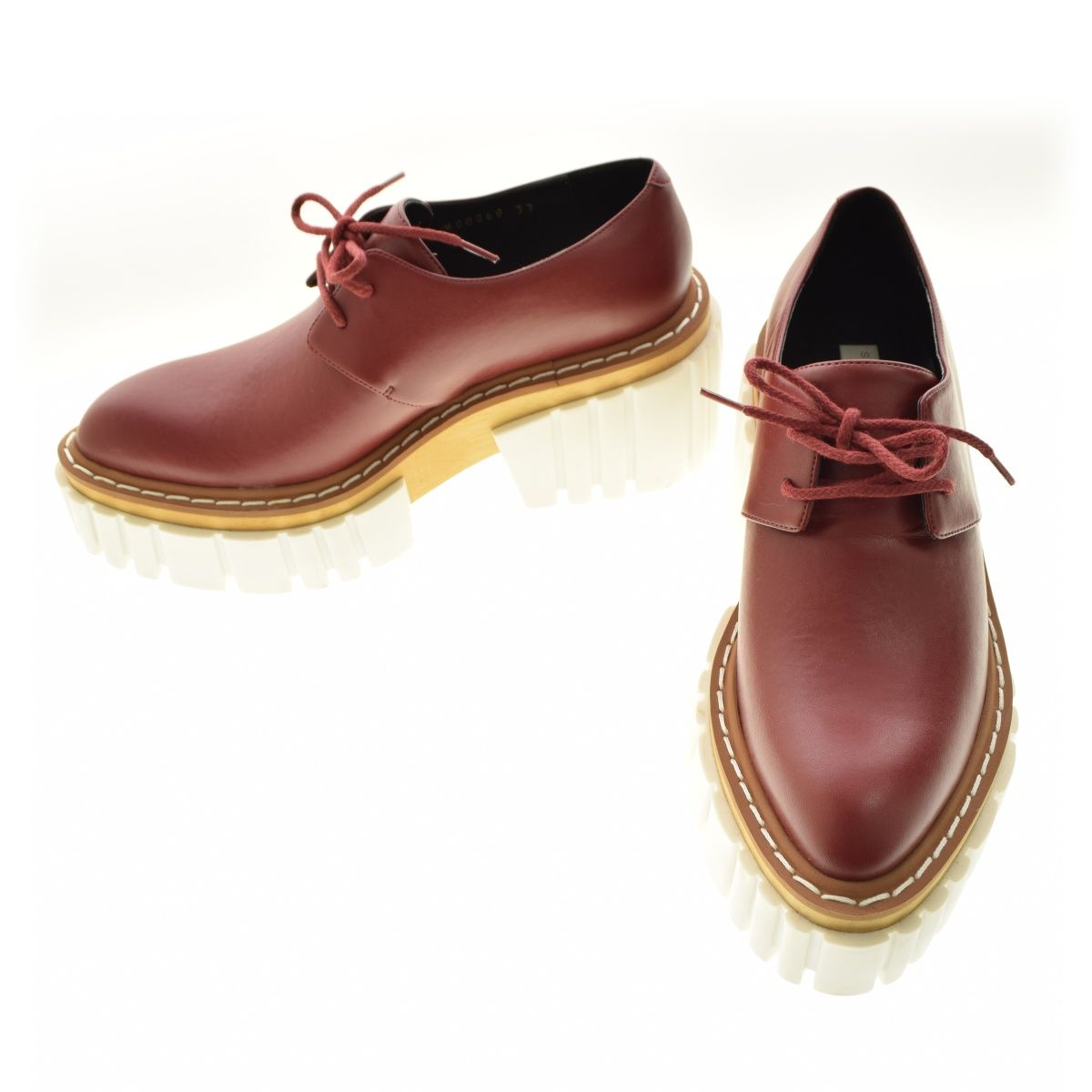 STELLAMcCARTNEY】Emilie エミリー レースアップレザーシューズ - メルカリ
