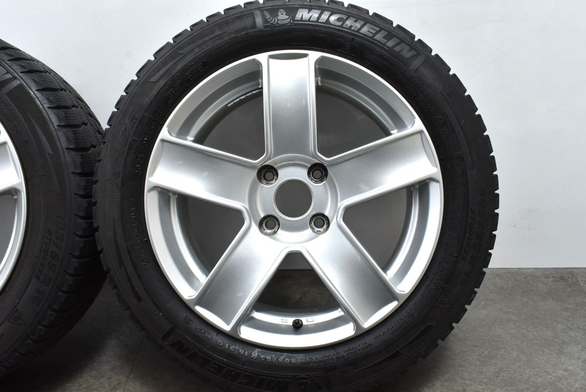 【プジョー シトロエン専用設計】AGA 16in 7J +32 PCD108 ミシュラン X-ICE 205/55R16 ホイールのみ可 C3 DS3 2008 即納可能 送料無料