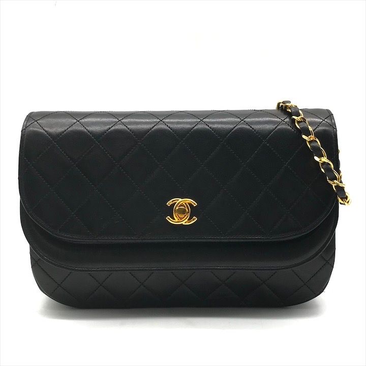 美品　シャネル　マトラッセ　ショルダーバッグ　チャーム　ココマーク　チェーン　黒 楽天市場】CHANEL シャネル マトラッセ チェーン ショルダー