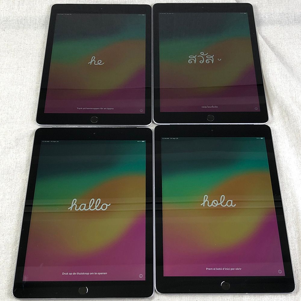 ◆ジャンク品 本体のみ◆ 4点セット Apple iPad 第6世代 Wi-Fi Cellular 128GB A1954 目立つキズ 不具合あり |TL-JUNK-250755
