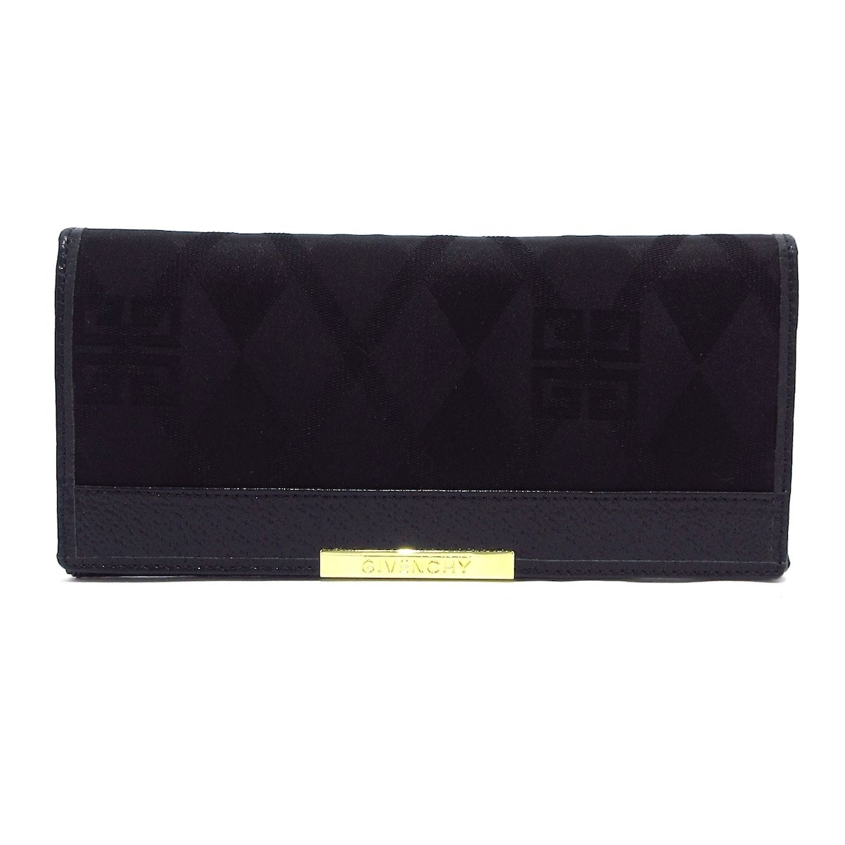 【美品】GIVENCHY　ジバンシー　長財布　ブラック　黒　リザード柄　レザー GIVENCHY(ジバンシー) 長財布美品 - 黒 レザー - メルカリ