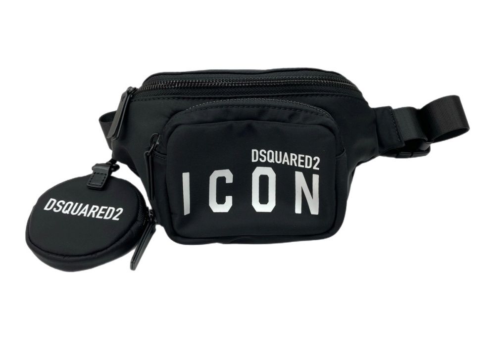 dsquared2 ショルダーバッグ ブラック 黒 ICON ボディバッグ 【公式通販】