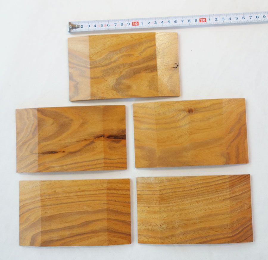 木彫り皿 5枚組 アザミ 信州農民美術品 - メルカリ