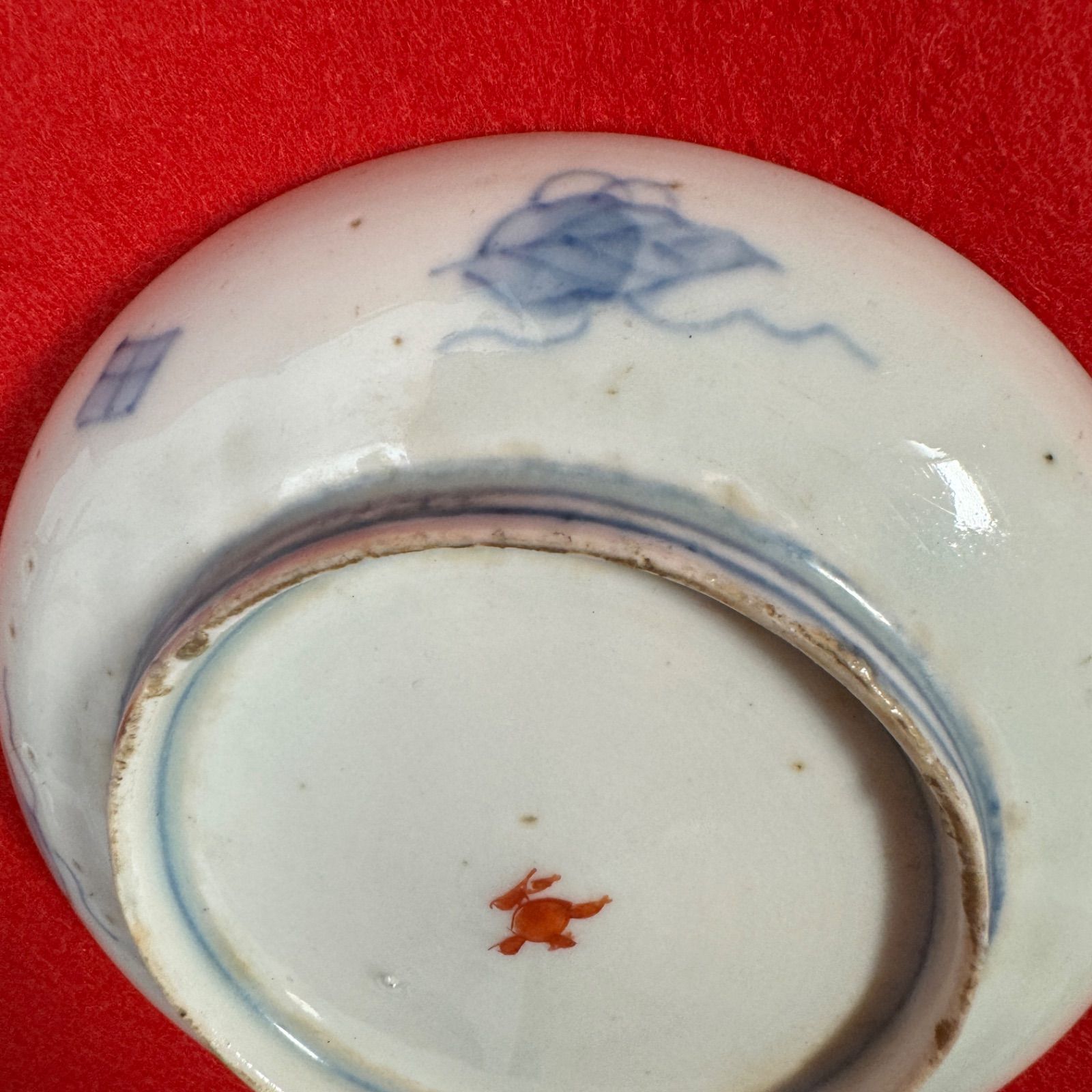 古伊万里 色絵小皿5枚 鶴•慈姑•吉祥模様 アンティーク - メルカリ