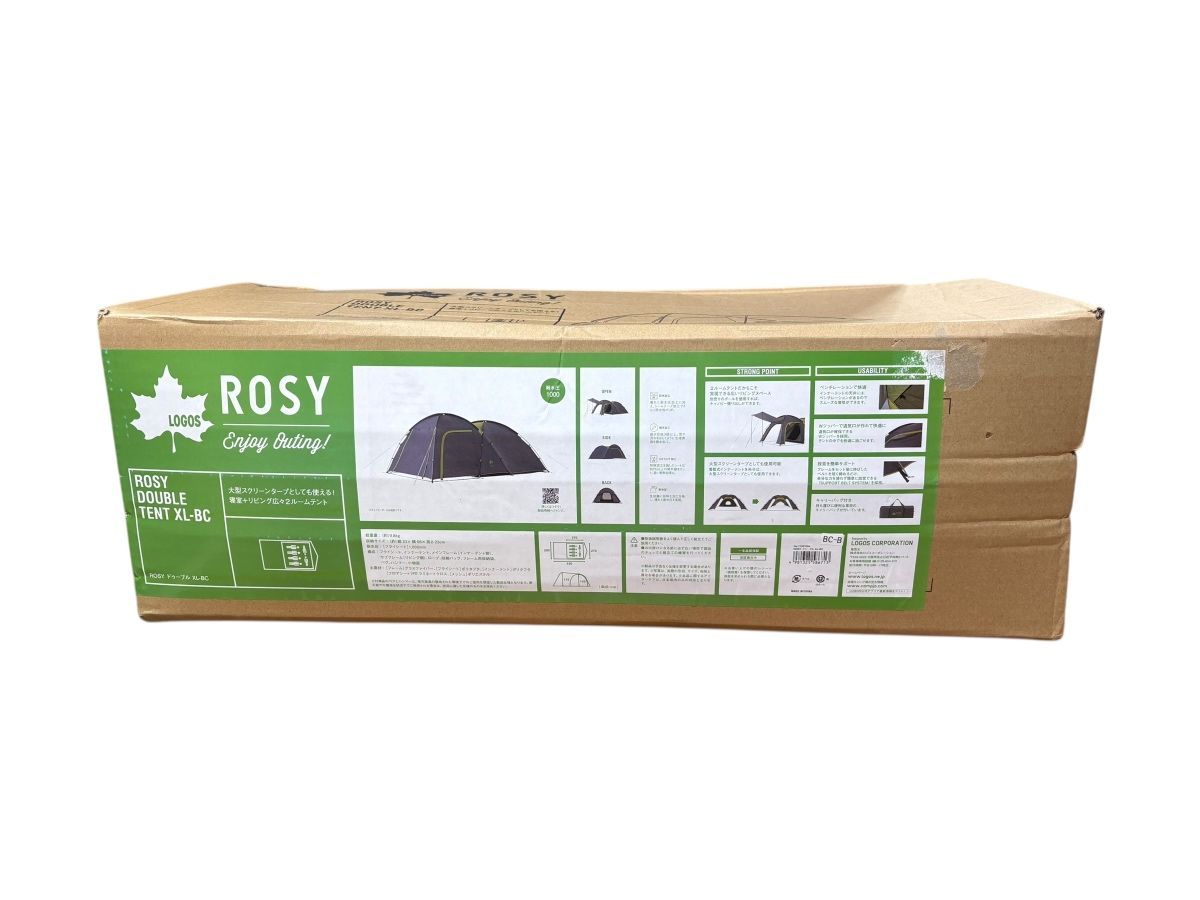 ♪3373 LOGOS テント ROSY DOUBLE TENT 2ルームテント ドゥーブル XL-BC No.71301004 ロゴス 未開封♥品