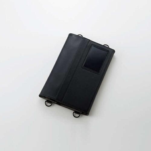 【新品・2営業日で発送】エレコム ARROWS Tab Q5010対応/ソフトレザーケース/手帳型/ブラック(TB-Q5010PLFBK)