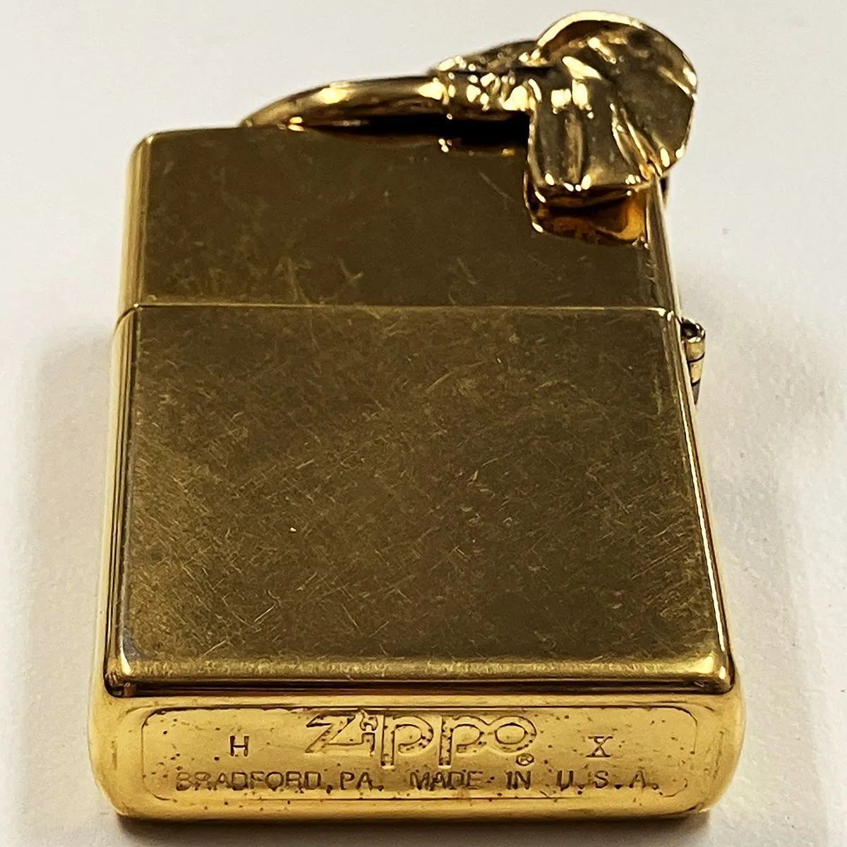 ZIPPO ジッポー ライター 象 ゴールド - メルカリ