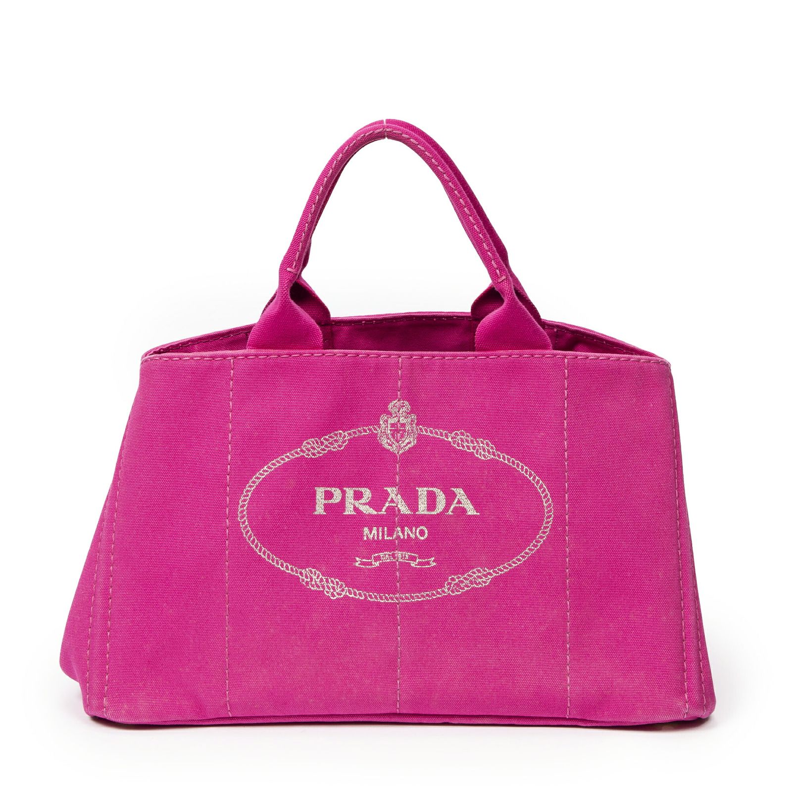 PRADA プラダラージカナパトートフューシャカナパキャンバスA